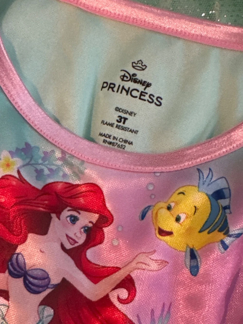 Disney Princess Little Mermaid 3T Nightgown